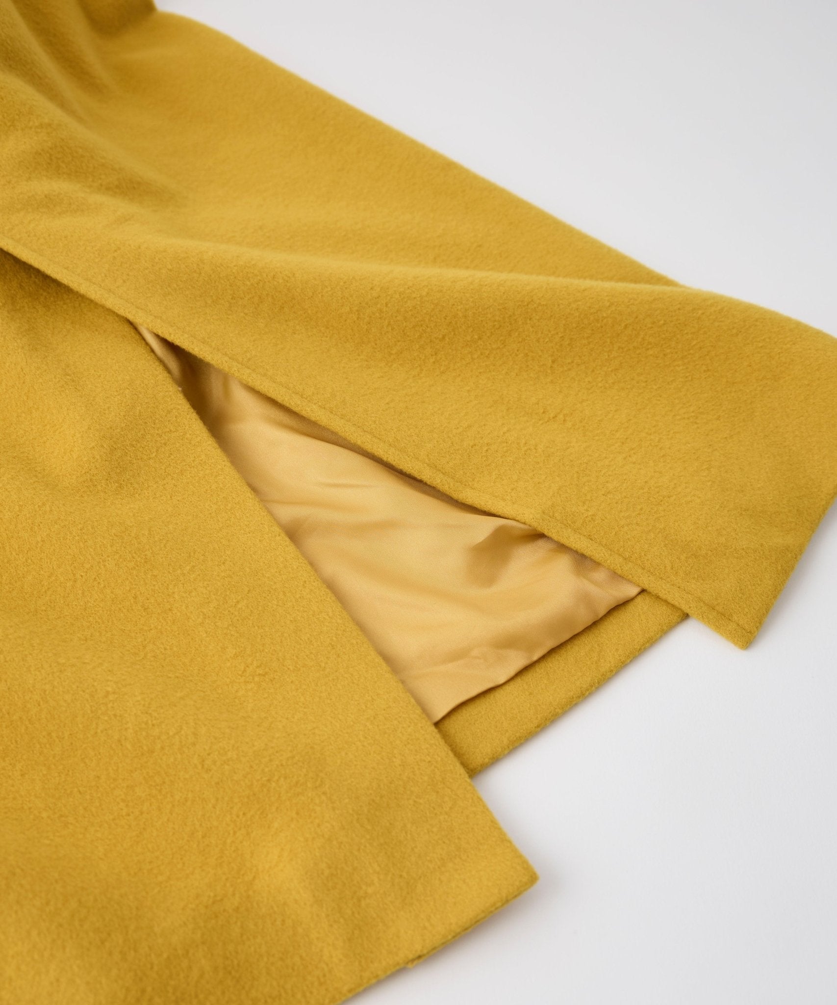 ウールビーバーフードロングコート