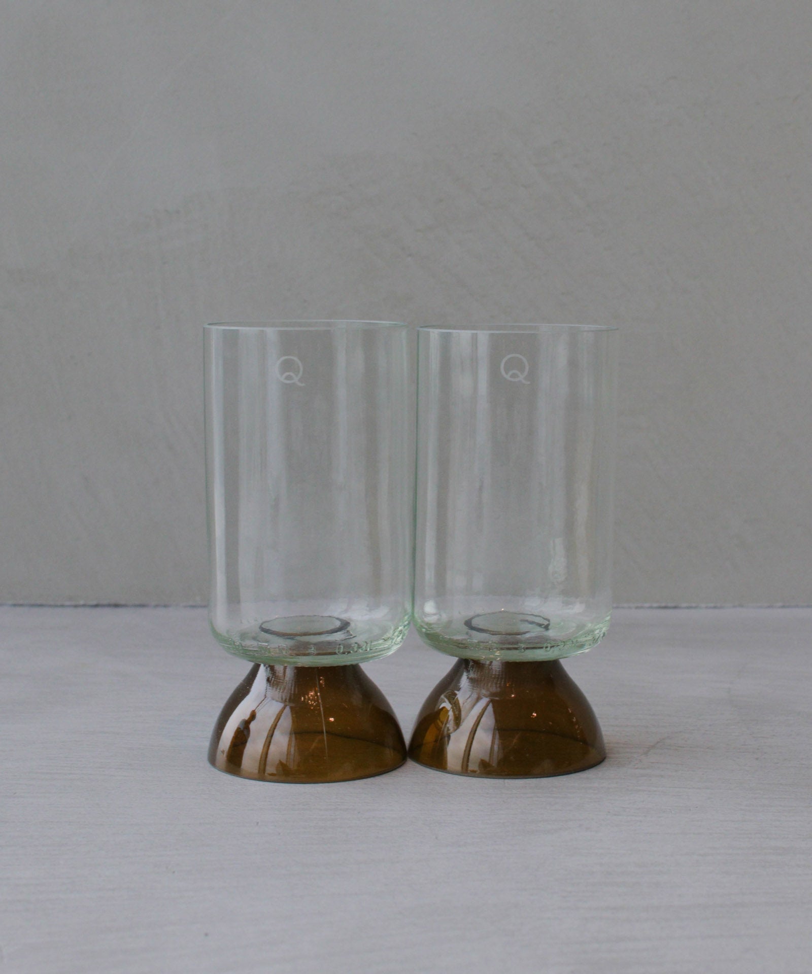 【Q de Bouteilles】STEMMED GLASS 2set