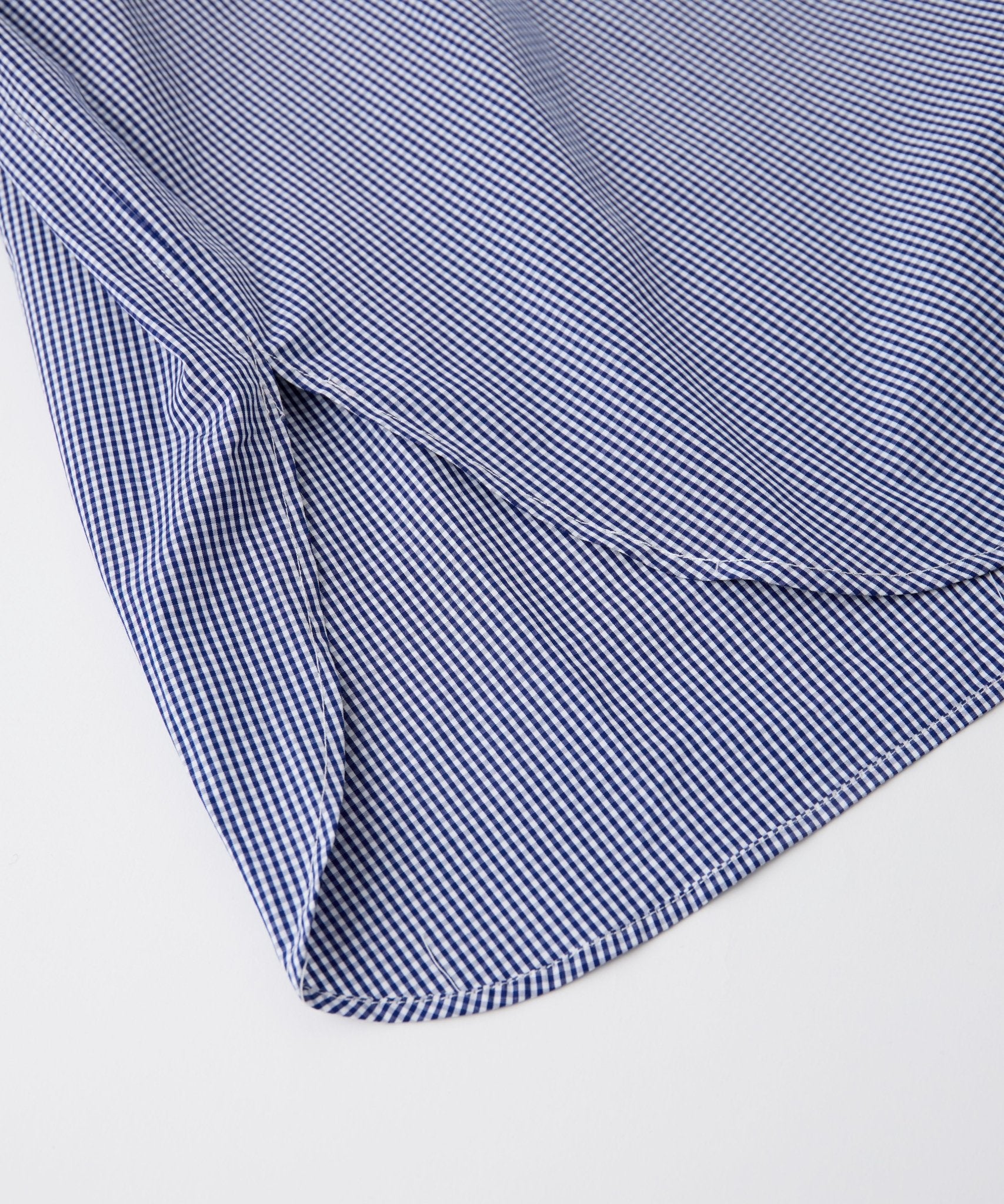 stripe＆checkレギュラーカラーロングシャツ