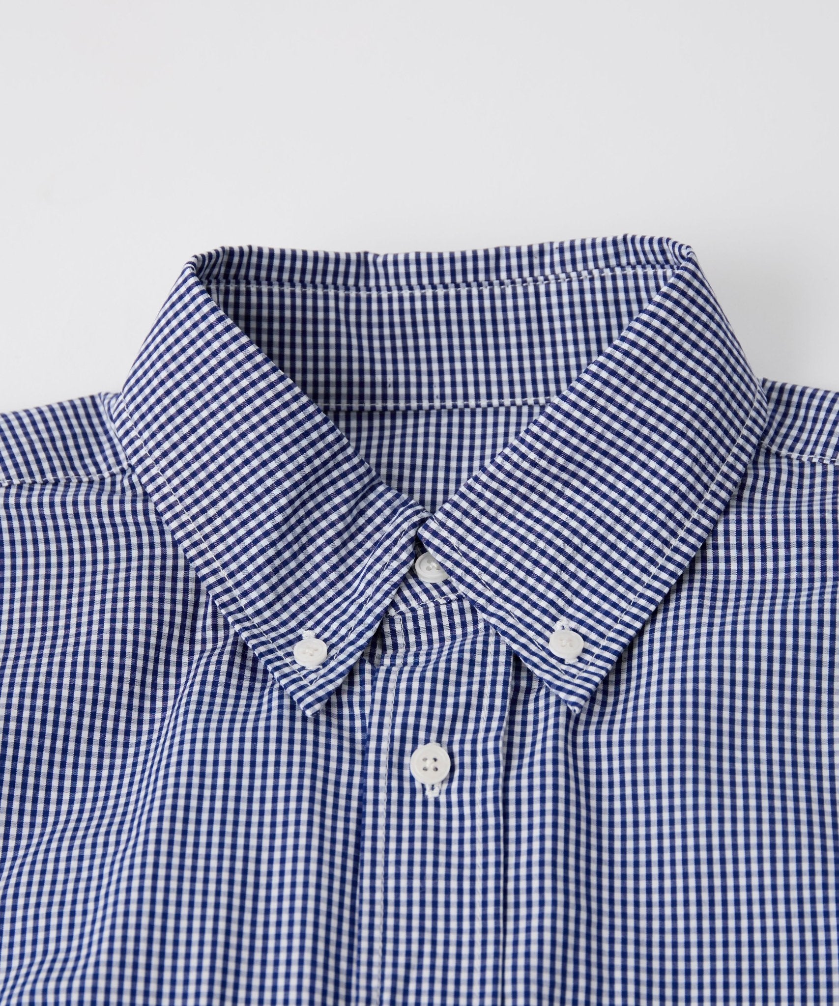 stripe＆checkレギュラーカラーロングシャツ