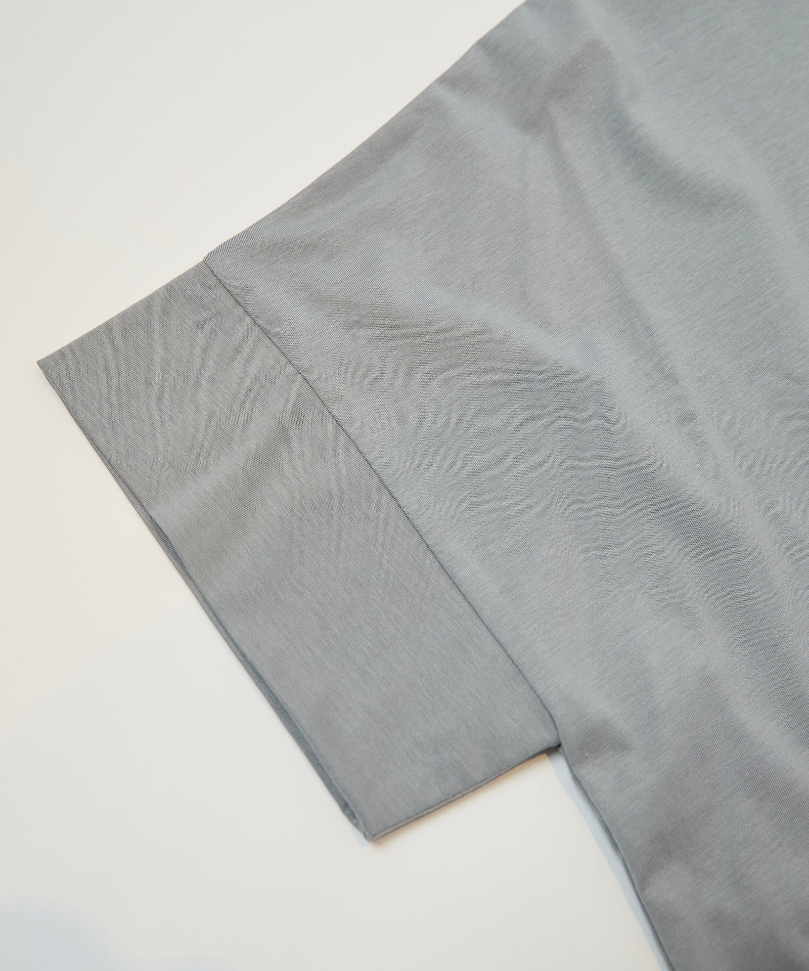 カットソー×布帛コンビTシャツ