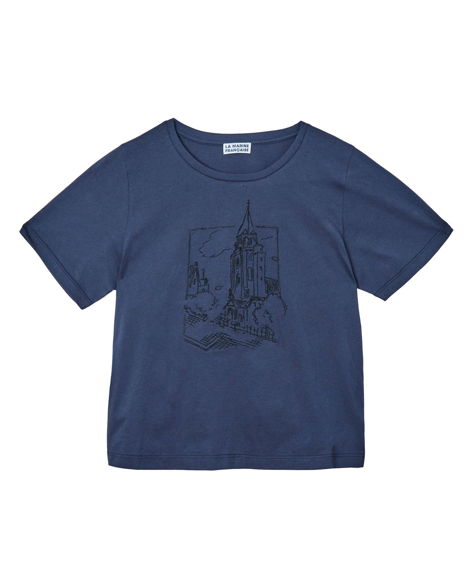 フレンチ刺繍Tシャツ