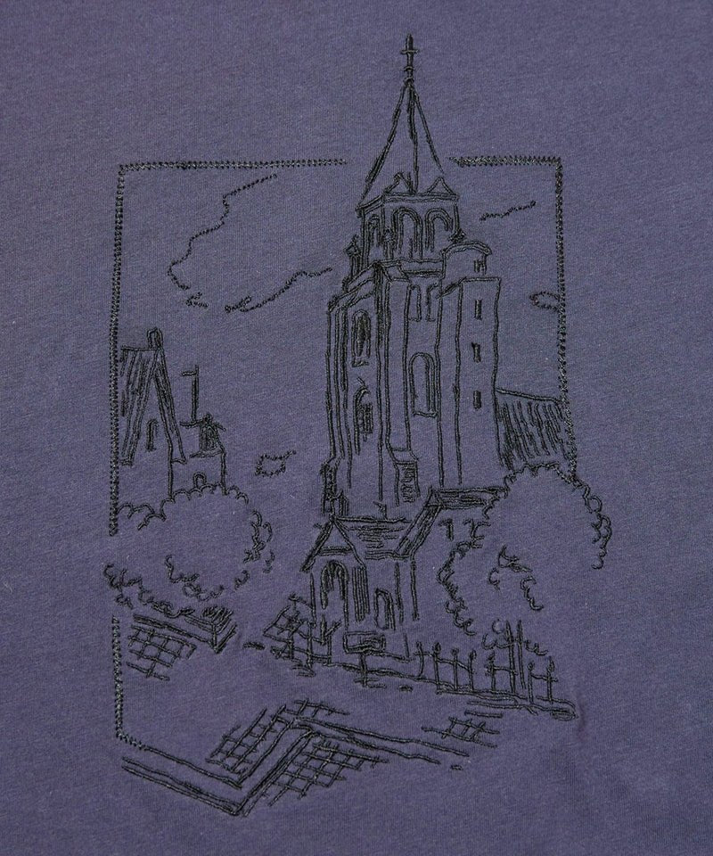 フレンチ刺繍Tシャツ