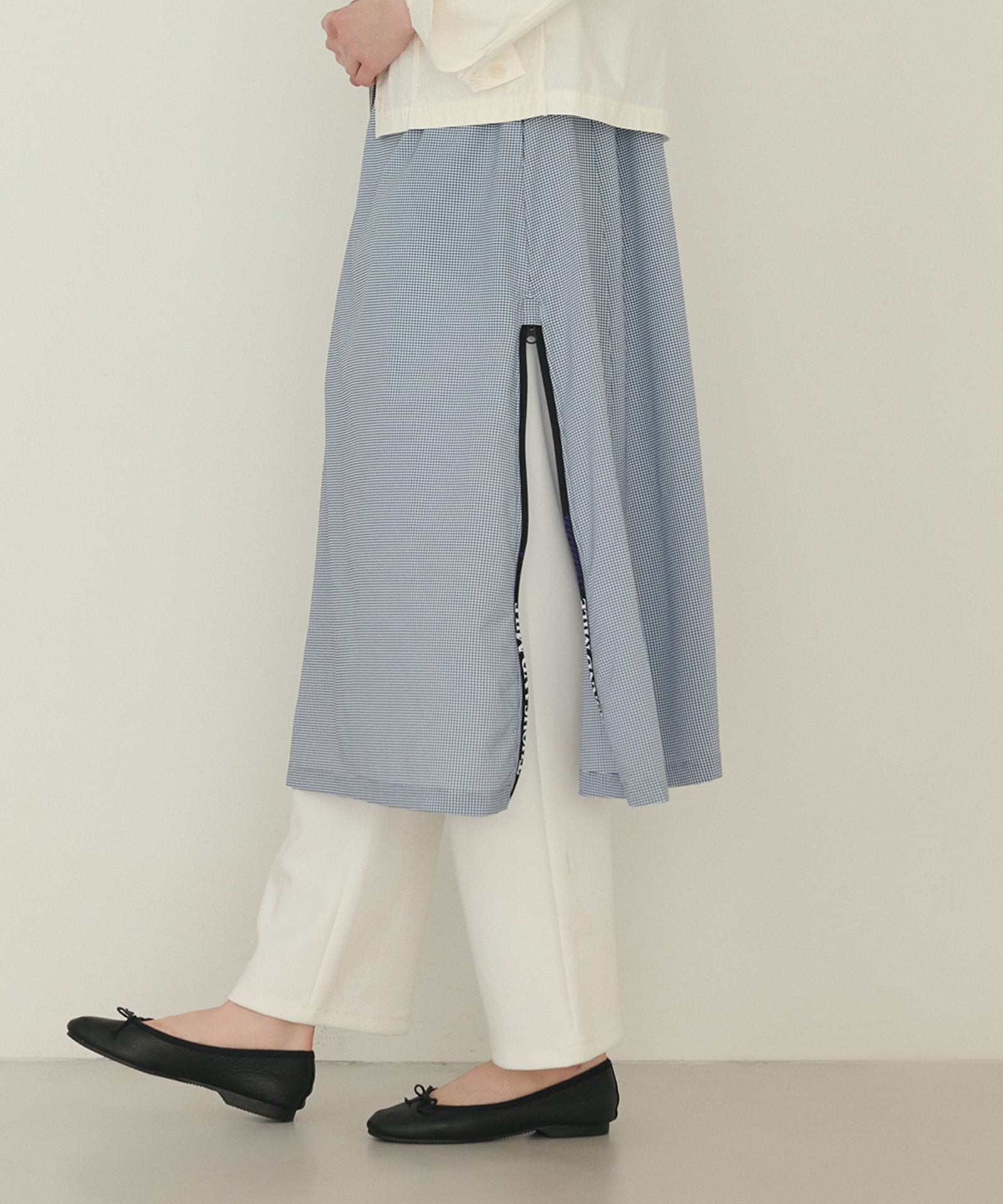 【THOUSAND MILE】FRENCH SLEEVE OP HIGH AIR PERMEABILITY CHECK