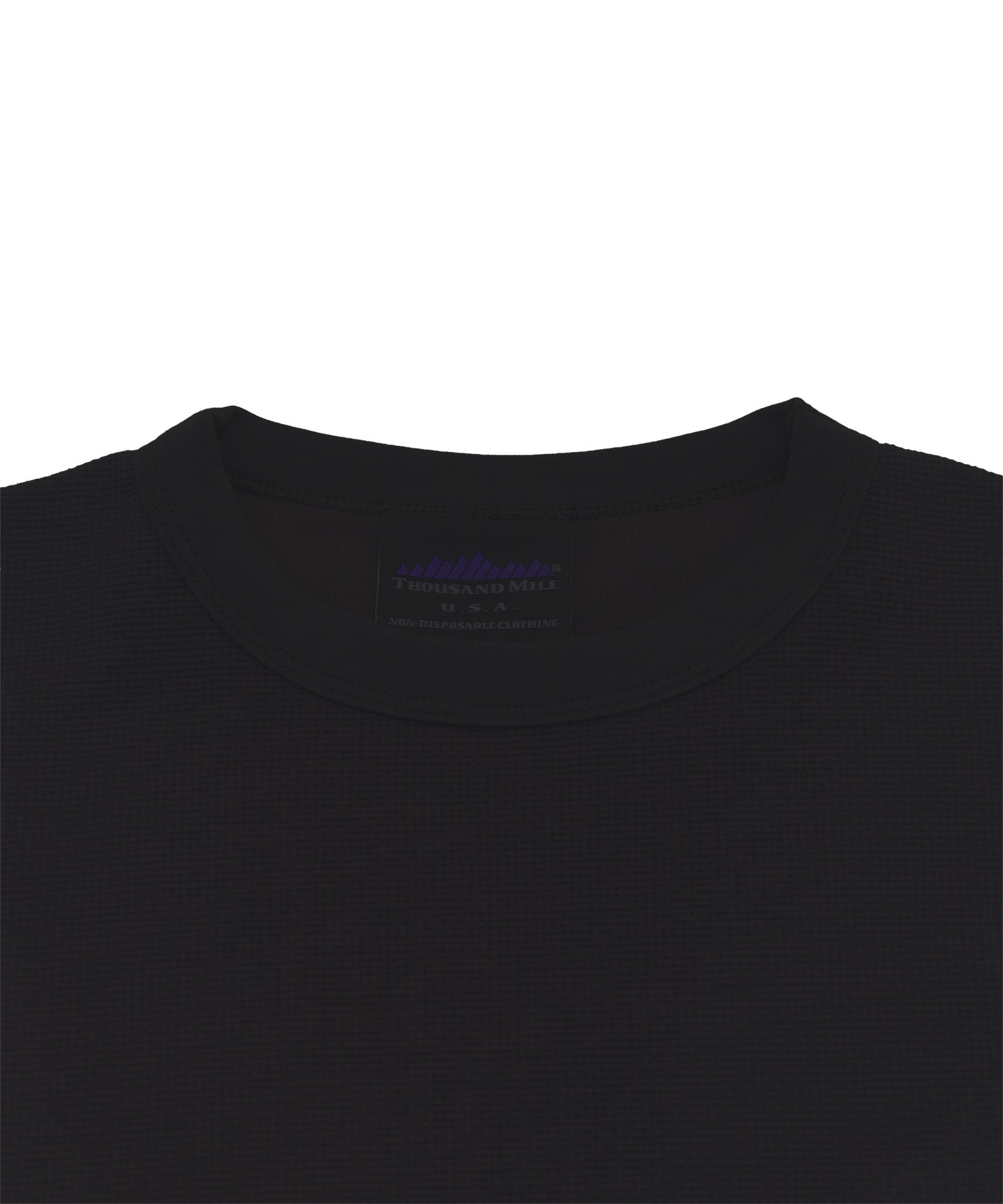 【THOUSAND MILE】FRENCH SLEEVE OP TECH WAFFLE