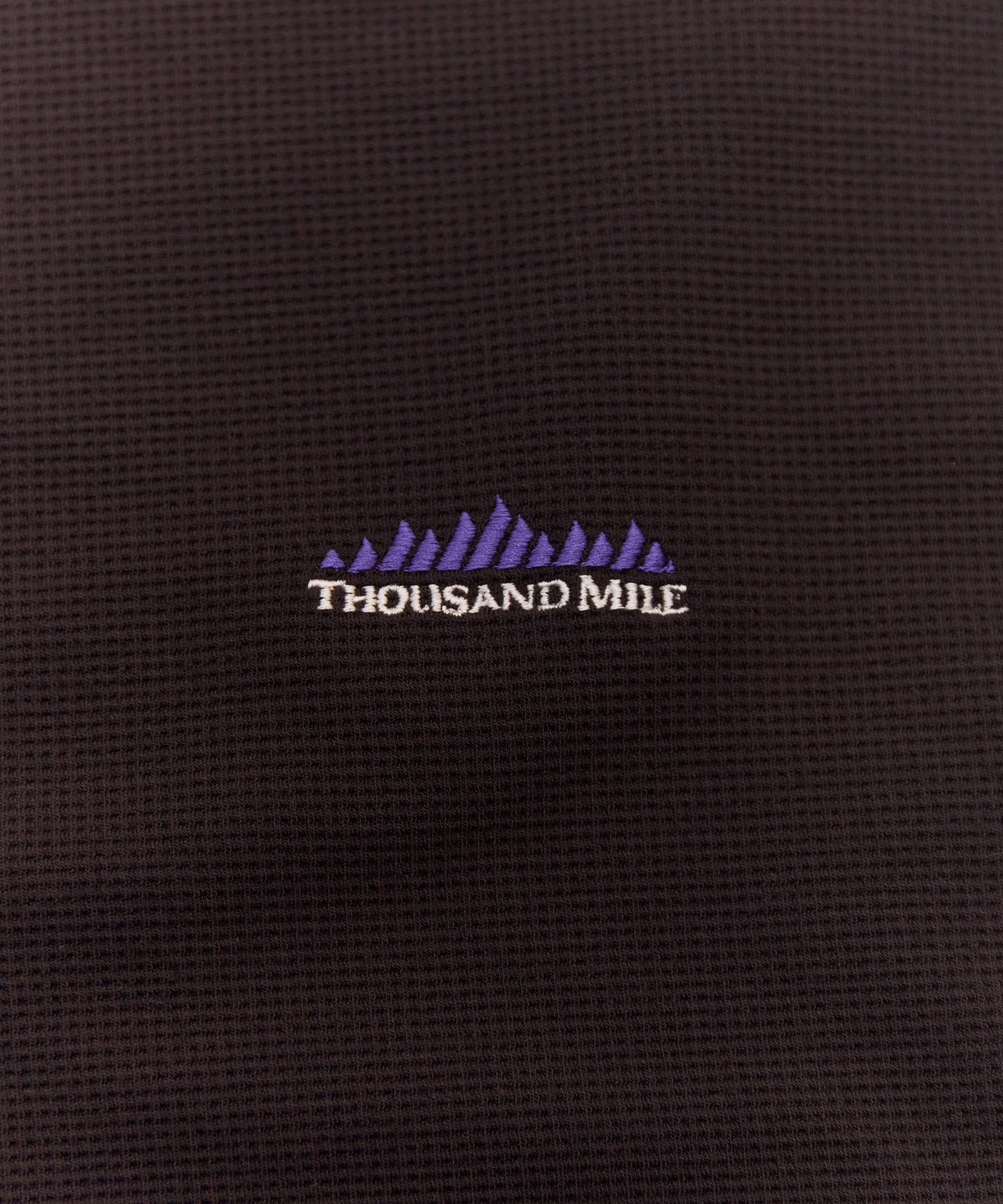 【THOUSAND MILE】FRENCH SLEEVE OP TECH WAFFLE