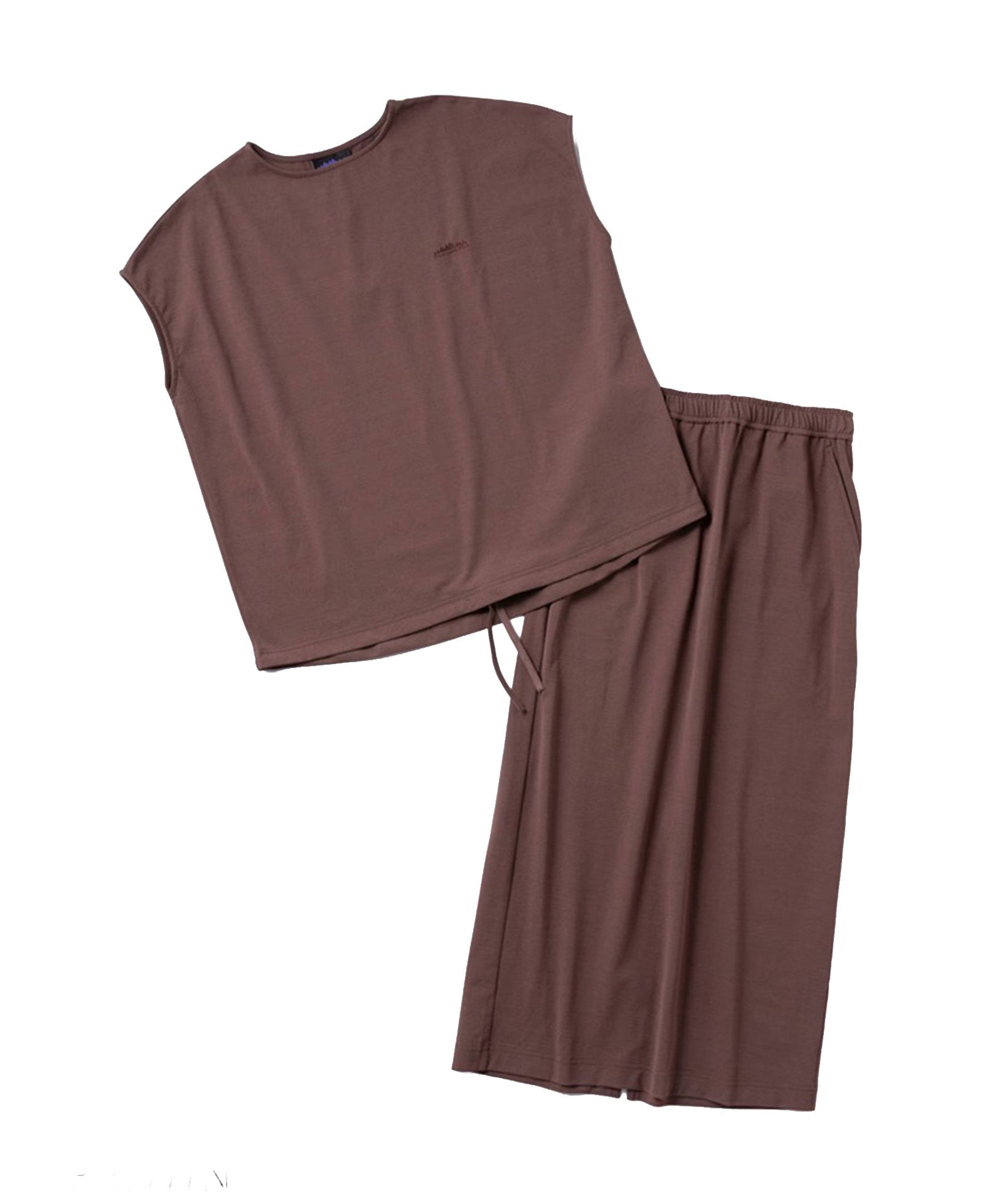 【THOUSAND MILE】GATHRED HEM T-SHIRT & SKIRT SET