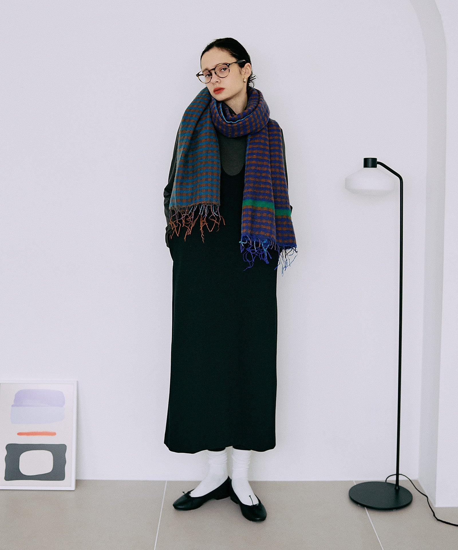 ジャージーUネックジャンスカ