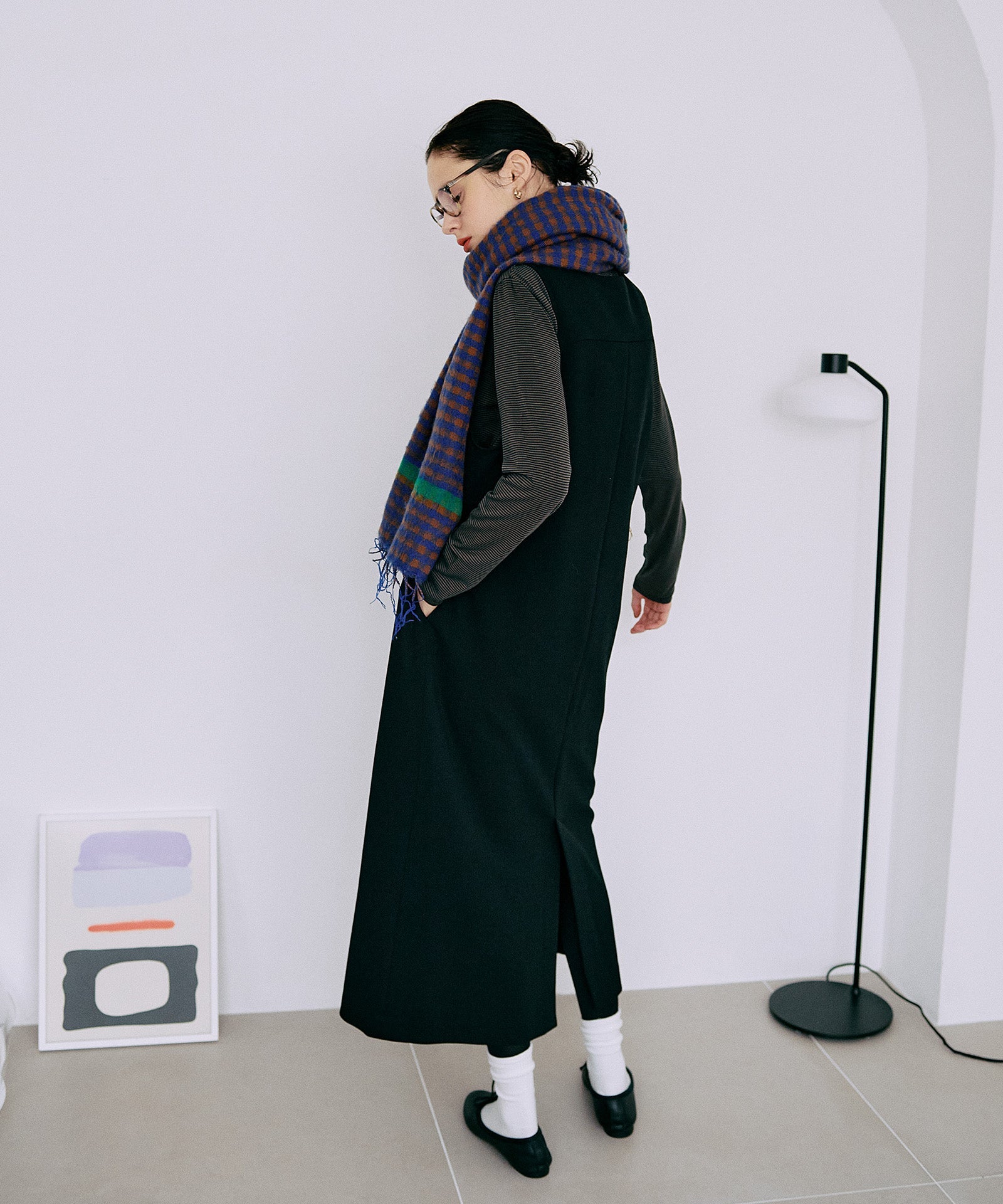 ジャージーUネックジャンスカ