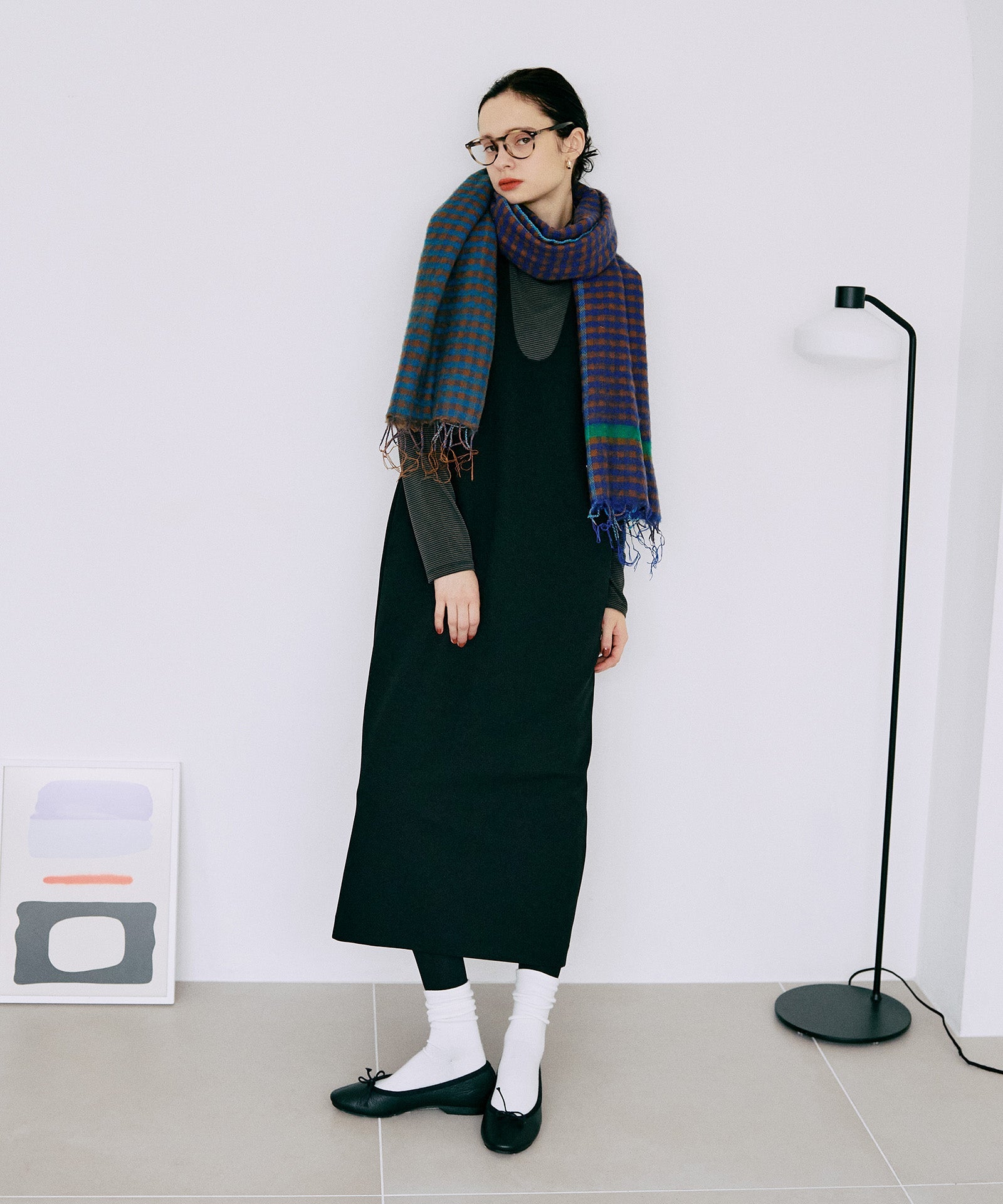 ジャージーUネックジャンスカ