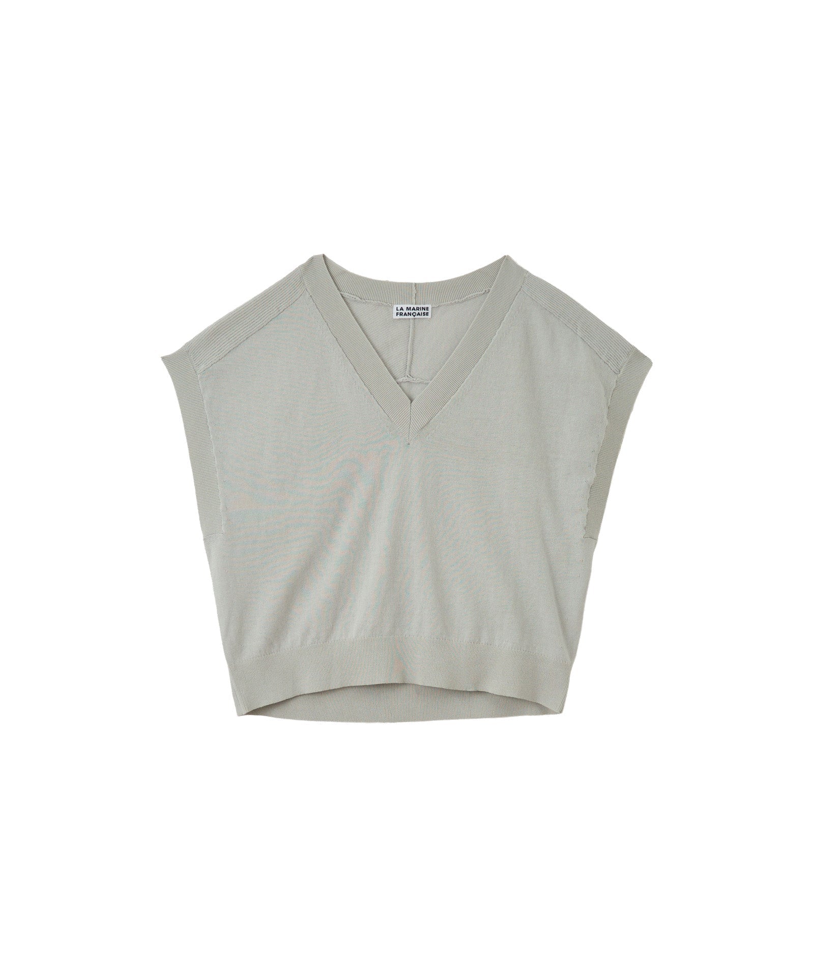 ハイツイストコットンVネックベスト