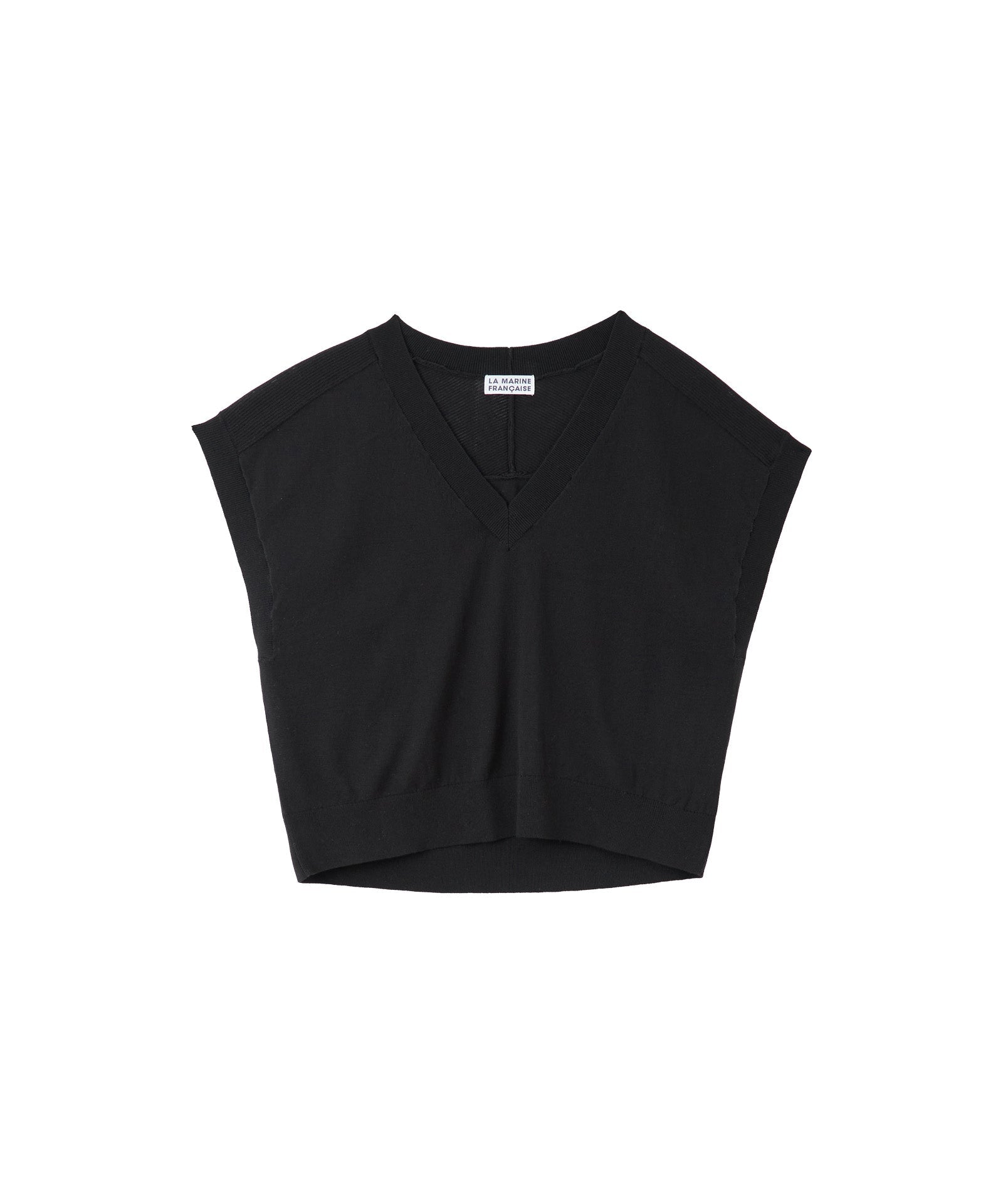 ハイツイストコットンVネックベスト