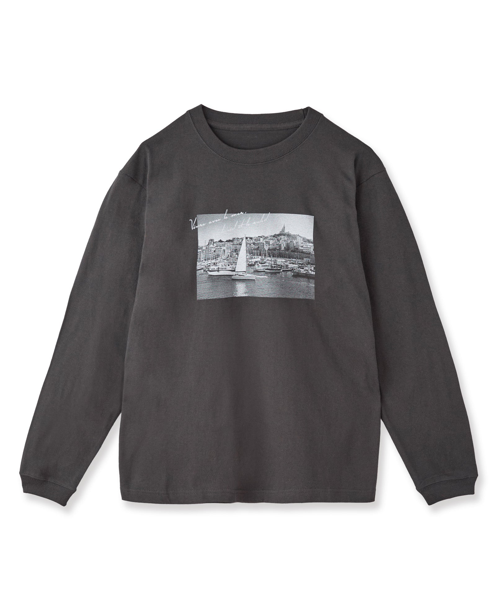 「Vivre avec la mer, le ciel et le soleil」Tシャツ