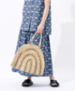 【予約】【AMAL LINKS】 Half Moon Bag - LA MARINE FRANCAISE＠ベージュ：H160 着用サイズ：F