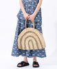 【予約】【AMAL LINKS】 Half Moon Bag - LA MARINE FRANCAISE＠ベージュ：H160 着用サイズ：F