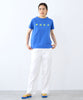 【Limhome】プリントTシャツ - LA MARINE FRANCAISE＠ブルー：H166 着用サイズ：F