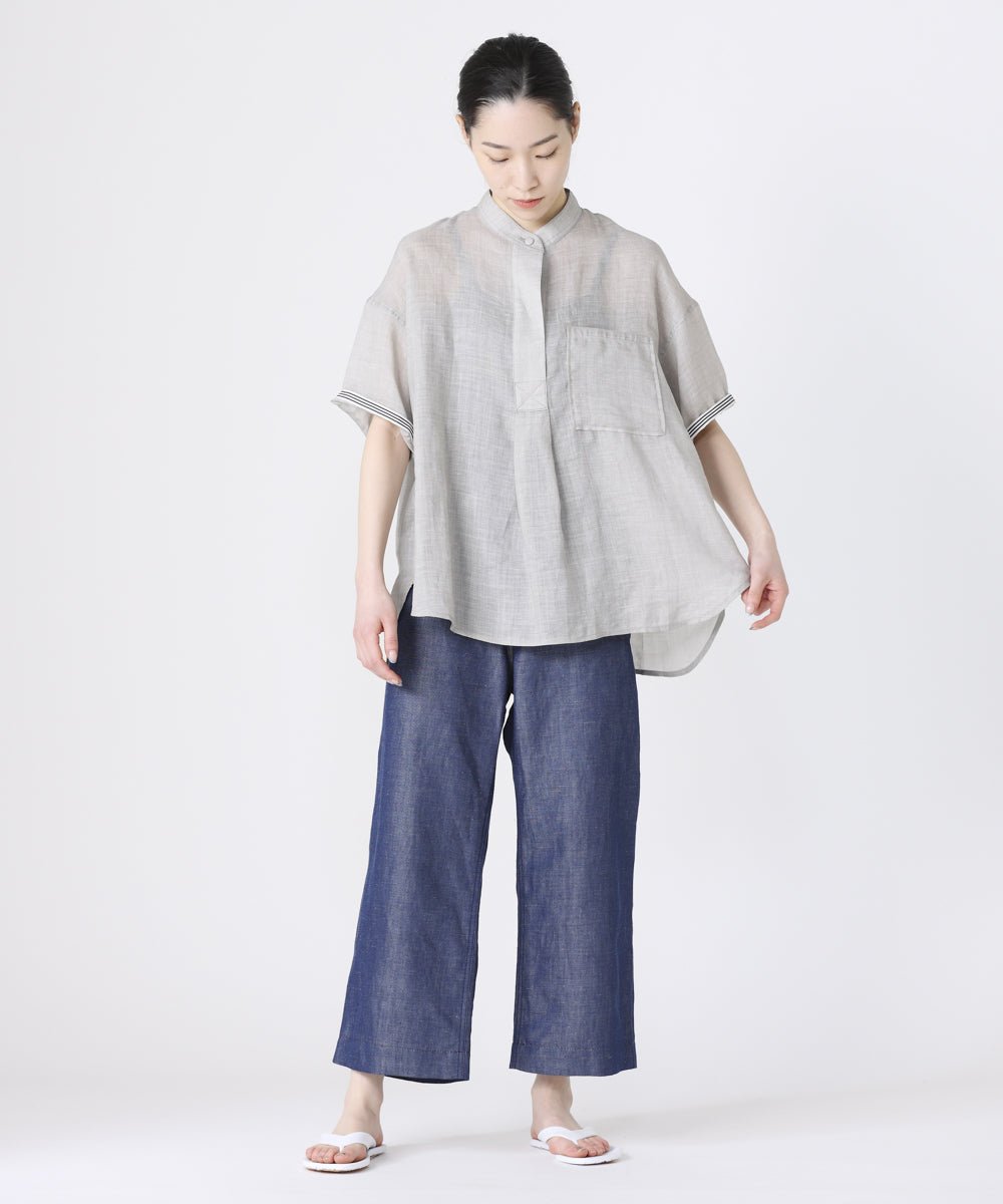 【オンライン限定カラー有】ラミーバンドカラースキッパー - LA MARINE FRANCAISE＠グレー：H160 着用サイズ：F