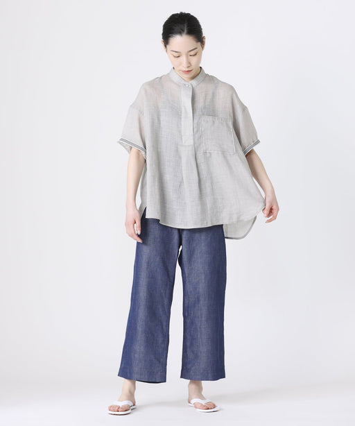 【オンライン限定カラー有】ラミーバンドカラースキッパー - LA MARINE FRANCAISE＠グレー：H160 着用サイズ：F